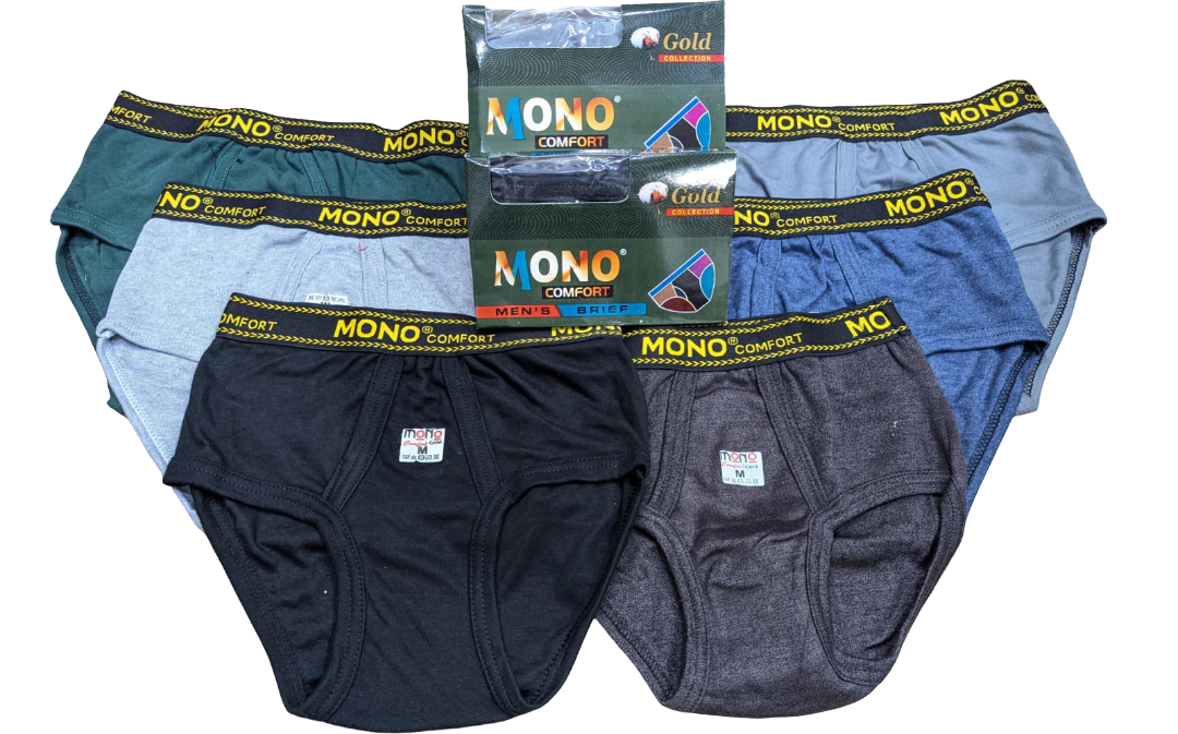 MONO Men’s Underwear, Open Elastic (Premium Cotton)